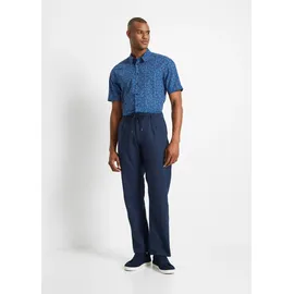 bonprix Chinohose Relaxed Fit Blau 48
