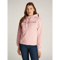 Tommy Hilfiger Kapuzensweatshirt »MDRN REG CORP LOGO HOODIE«, mit gesticktem Logo-Schriftzug, pink