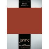 JANINE Spannbettlaken »ELASTIC 5002«, für Matratzen bis 35 cm Höhe, 95% Baumwolle, hochwertig, langlebig, rot