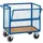 rollcart transportsysteme Drahtkastenwagen halb geklappt und vergittert 1175x775mm