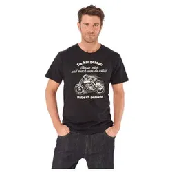RAHMENLOS Fessle Mich Kurzarmshirt schwarz, XXL