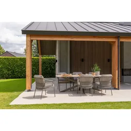 4 Seasons Outdoor 2er-Set 4 SEASONS OUTDOOR Dining Gartensessel Capalbio Edelstahl Terre