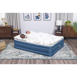 BESTWAY Luftbett Snugable Top mit integrierter Elektropumpe Double XL/Mid 203 x 152 x 46 cm