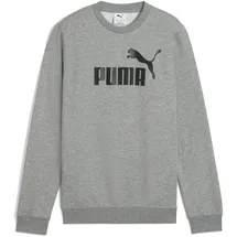 Puma Essentials No. 1 Logo French Terry Crew Sweatshirt Jungen 03 medium gray heather 164