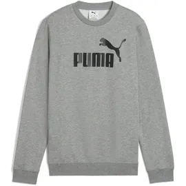 Puma Essentials No. 1 Logo French Terry Crew Sweatshirt Jungen 03 medium gray heather 164