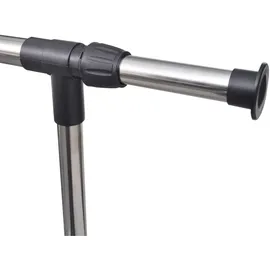 vidaXL Verstellbare Kleiderständer 2 Stk. 1 Kleiderstange 0 x 0 x 0 schwarz