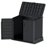 VCM Mülltonnenbox 850 L  grau