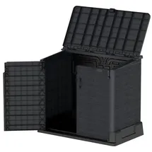 VCM Mülltonnenbox 850 L  grau