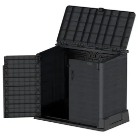 VCM Mülltonnenbox 850 L  grau