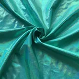 Vayliro 1m Stoff Breit 150 cm Holografischer Stoff Meterware Laser Stoff Regenbogen Stoff Schillernder Stoff Bühnenstoff Kostüm Stoff Glänzender Stoff Für Bühne Tanz Cosplay Dekoration,Grün