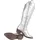 Ital-Design Cowboyboots Damen Silber 36