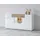 OTTO home Sideboard Toledo 159 x 83,4 x 37 cm Weiß / Schwarz