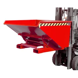 Bauer Südlohn Kippbehälter Stahl 900 mm rot