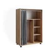 Vicco Kinderkleiderschrank Doros 100 x 146.6 cm offen rollbar
