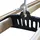 MonsterShop Deckentrockner 1,4 m schwarz