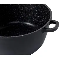 Leia Kochtopf 16 cm - 2-teiliges Kochtopfset mit Glasdeckel und Antihaftbeschichtung - Geeignet für Induktionskochen -