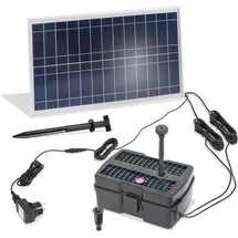 esotec Hybrid Solar/Netz UV-Filtersystem 15/800 Teichfilterset bis 3000l UVC