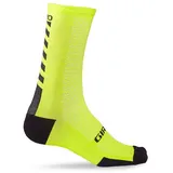 Giro HRC+ Kompressionssocken 2er Pack Gelb/Schwarz 43-45