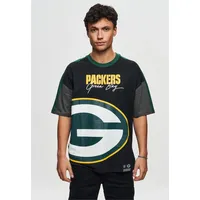 Recovered Green Bay Cut and Sew Oversized NFL T-Shirt