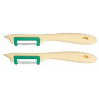 RÖR Spargelschäler - Schäler Set 2-teilig für Obst und