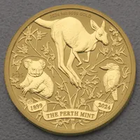 The Perth Mint 1 Unze Goldmünze Australien 125 Jahre