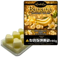 WonderWax Duftwachs WonderWax® Duftwachs 6 Herzen, (Banane), Duftrichtung: Banane