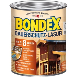 Bondex Dauerschutz-Lasur 750 ml weiß seidenglänzend