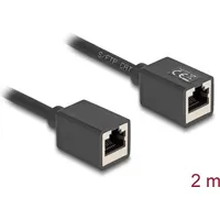DeLock 90331 RJ45 Netzwerkkabel Patchkabel CAT 6a S/FTP Schwarz