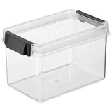 PLAST TEAM Vertriebs GmbH Trockenvorratsdose Oslo 1,2 l 1-tlg. schwarz/transparent