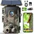 CEYOMUR 4K 30fps Solar Wildkamera, 64MP Wi-Fi 6 wildtierkamera mit Handyübertragung App, 120° Erfassungs Winkel, Wildkamera WLAN mit 0,1s Auslösezeit, 5200mAh Akku, 64GB SD-Karte, IP66 Wasserdicht