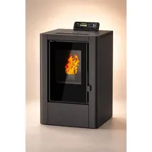 Nemaxx NEMAXX® P6Mi Pelletofen 6 kW A+ bis 120 m3 – Automatischer Reinigungszyklus, ECO-Modus, Wochenprogramm & mechanische Reinigungsunterstützung – Schwarz