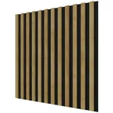 Stegu 3D Wandpaneel PROline, BxL: 60,00x60,00 cm, (1-tlg) goldfarben