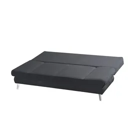 Sofa.de Schlafsofa Mikrofaser mit Bettkasten 2-Sitzer Grau