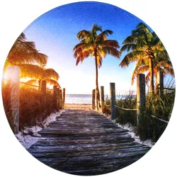 Badematte SANILO "Fort Lauderdale", bunt, H:15mm, Polyester, Badematten, Memory Schaum