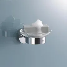 Grohe Ersatzseifenschale Glas Silber