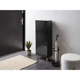 Beliani Neika 47 x 121 x 24 cm Schwarz/Braun