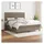 vidaXL Boxspringbett mit Matratze Taupe 180x200 cm Stoff