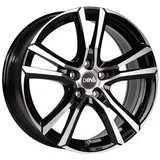 DBV Andorra 7,5 x 17 5 x 100 ET35 Schwarz glänzend