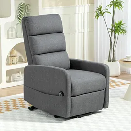 Homcom Fernsehsessel mit Aufstehhilfe Polyester