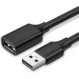 UGREEN USB 2.0 extension cable US103, 0.5m (black) (0.50 m, USB 2.0), USB Kabel