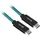 Sharkoon USB-C auf USB-C 0,5 m Schwarz/Blau