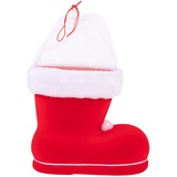IDENA 8550017 - Nikolausstiefel, Rot, Nikolaus, zum Befüllen, Geschenk, Verpackung, Weihnachten