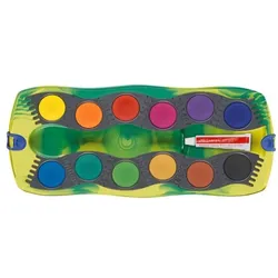 Faber-Castell (Schule) Farbkasten »Connector Dino-Edition« 12 Farben inkl. Deckweiß,