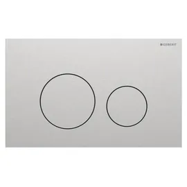 Geberit Sigma40 Betätigungsplatte Weiß Glas