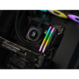 Corsair 32GB (2x16GB) CORSAIR VENGEANCE RGB DDR5-5200 RAM CL40 Arbeitsspeicher Kit