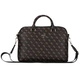 CG Mobile Guess Bag New 4G Zipper Pocket Triangle Logo 15" black (15"), Notebooktasche, Schwarz