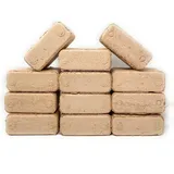 Holzbriketts Nadelholzspäne Kiefer Brennholz Feuerholz Kaminbrikett 10 kg