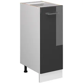 Vicco Apothekerschrank R-Line 30 cm ohne Arbeitsplatte Anthrazit Hochglanz