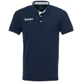 Kempa Prime Poloshirt marine/weiß M