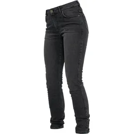 John Doe Jane High Mono Damen Motorradjeans schwarz, Größe 25 32
